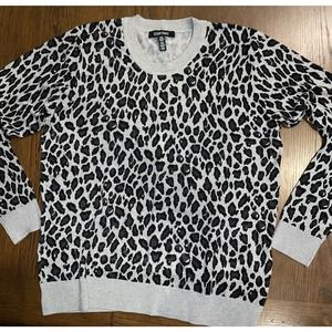 Ellen Tracy Leopard Sweater